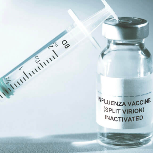 Sinovac Influenza-Impfstoff.